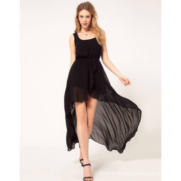 2015 Sommer-Frauen-neues unregelmäßiges Chiffon- Abschlussball-Kleid